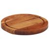 vidaXL Schneidebrett &Oslash;25x2,5 cm Massivholz Akazie