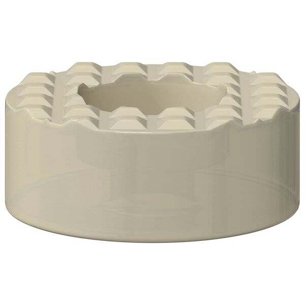 vidaXL Stuhlbein Bodenbesch&uuml;tzer 12 pcs Transparent &Oslash; 15 x 16 mm PVC