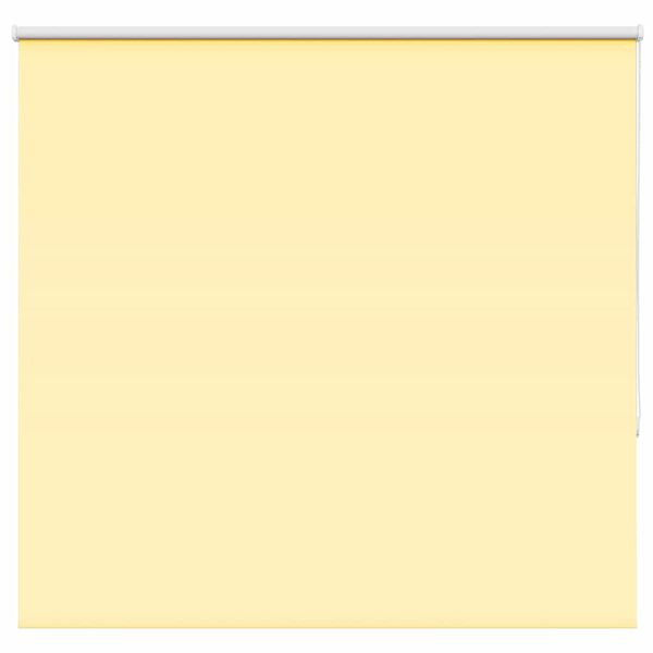vidaXL Verdunkelungsrollo Gelb 145x175cm Stoffbreite 141,6cm Polyester