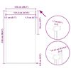 vidaXL Verdunkelungsrollo Hellgrau 125x230cm Stoffbreite 121,6cm