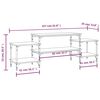 vidaXL TV-Schrank Schwarz 157x35x52 cm Holzwerkstoff