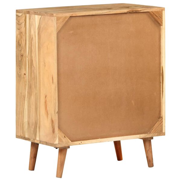 vidaXL Sideboard 60x35x75 cm Massivholz Akazie