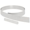 vidaXL Raseneinfassung 450 x 10 cm Edelstahl Silber