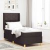vidaXL Boxspringbett mit Matratze Braun 140 x 200 cm Stoff