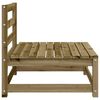 vidaXL Gartensofas ohne Armlehnen 2 Stk. 70x70x67 cm Kiefernholz