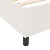 vidaXL Plattformbettgestell Creme 140 x 190 cm Cordstoff