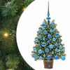 vidaXL K&uuml;nstlicher Weihnachtsbaum Gr&uuml;n 75 cm PE und PVC