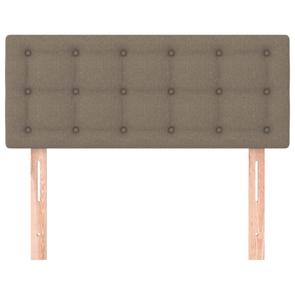 vidaXL Kopfteil Taupe 80x5x78/88 cm Stoff