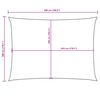 vidaXL Sonnensegel Oxford-Gewebe Rechteckig 3x5 m Gelb