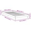 vidaXL Massivholzbett ohne Matratze 100x200 cm Eichenholz