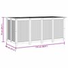 vidaXL Gartenbox 175x80x75 cm Massivholz Akazie