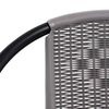 vidaXL 9-tlg. Garten-Essgruppe mit Kissen Beige Poly Rattan
