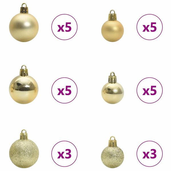 vidaXL K&uuml;nstlicher klappbarer Weihnachtsbaum mit 300 LEDs Gr&uuml;n 180 cm