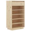 vidaXL Schuhregal 60x34x105 cm Massivholz Kiefer