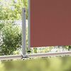 vidaXL Ausziehbare Seitenmarkise 100x300 cm Braun