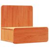 vidaXL Nachttisch Wachsbraun 44 x 32,5 x 40 cm Massivholz Kiefer