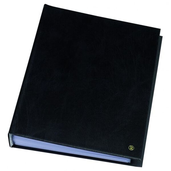 rillstab Sichtbuch A4 120 H&uuml;llen Schwarz