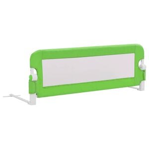 vidaXL Kleinkind-Bettschutzgitter Gr&uuml;n 120x42 cm Polyester