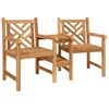 vidaXL Garten Gartenst&uuml;hle 152 x 63 x 89 cm Massivholz Teak