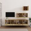 vidaXL 4-tlg. TV-Schrank-Set Sonoma-Eiche Holzwerkstoff