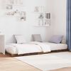 vidaXL Bodenbettrahmen Altholz 90 x 190 cm Holzwerkstoff