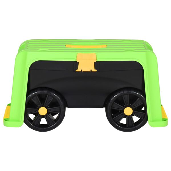 vidaXL 4-in-1-Gartenhocker mit Stauraum 58,5x24x29,5 cm Polypropylen