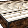 vidaXL Bettgestell R&auml;uchereiche 180x200 cm Holzwerkstoff und Metall
