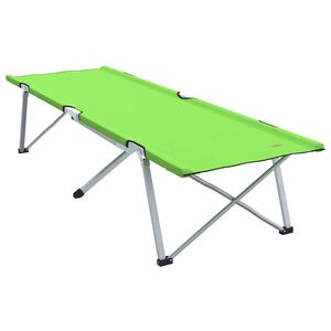 vidaXL Klapp Schlafbett f&uuml;rs Camping Gr&uuml;n 194 x 62,5 x 42,5 cm
