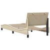 vidaXL Bettgestell ohne Matratze "Hanko" Creme 90x190 cm Stoff