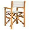 vidaXL Regiest&uuml;hle 2 Stk. Klappbar Creme Massivholz Teak