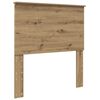 vidaXL Bettrahmen mit Kopfteil Artisan-Eiche 90 x 200 cm Holzwerkstoff