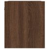 vidaXL Wand-Nachttisch Braun Eichen-Optik 38x34x40 cm