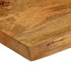 vidaXL Tischplatte mit Baumkante 60x40x3,8 cm Massivholz Mango