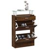 vidaXL Schuhschrank R&auml;uchereiche 63x24x104 cm Holzwerkstoff