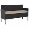 vidaXL Kissen Taupe 140 x 40 x 8 cm Oxford-Stoff