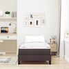 vidaXL Boxspringbett mit Matratze Dunkelbraun 80 x 200 cm Stoff