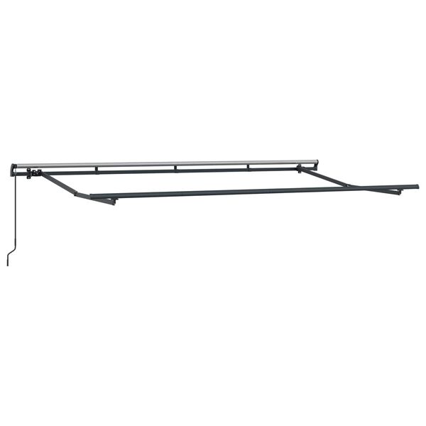 vidaXL Einziehbare Markise Orange 400 x 200 cm Stoff