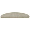 vidaXL Treppenmatten Selbstklebend Sisal-Look 15 Stk 65x21x4 Hellbeige