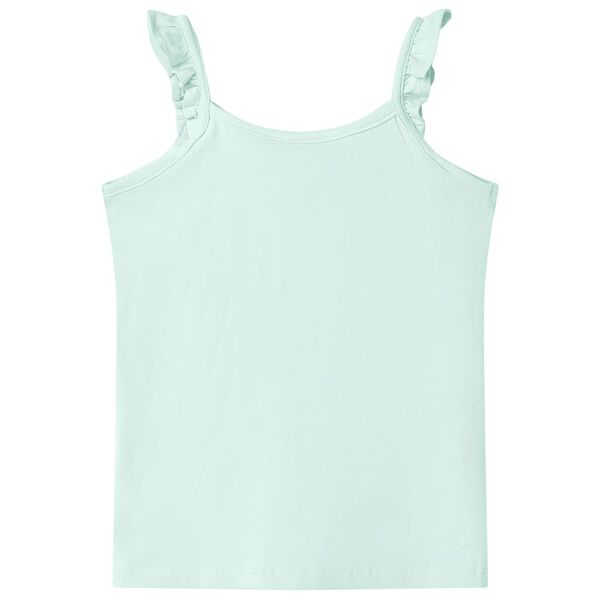 Kinder-Tanktop Helles Minzgr&uuml;n 140