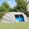 vidaXL Poolzelt Kuppel Grau 538 x 440 x 204 cm