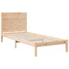 vidaXL Massivholzbett Extra Lang ohne Matratze 100x220 cm