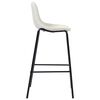 vidaXL 5-tlg. Bar-Set Stoff Creme