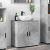 vidaXL Badezimmerschrank mit Speicher Beton Grau 61 x 35 x 64 cm