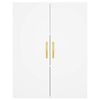 vidaXL Highboard Wei&szlig; 69,5x34x180 cm Holzwerkstoff
