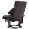 vidaXL TV-Massagesessel Braun Kunstleder