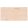 vidaXL Waschtischplatte 100x50x2,5 cm Massivholz Unbehandelt
