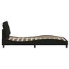 vidaXL Bettgestell ohne Matratze Schwarz 90x200 cm Stoff