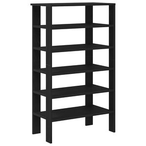 vidaXL Schuhregal Schwarz 61x32x105 cm Holzwerkstoff