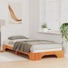 vidaXL Bettrahmen Braun 100 x 220 cm Massives Kiefernholz