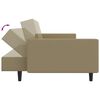 vidaXL Schlafsofa 2-Sitzer Cappuccino-Braun Kunstleder